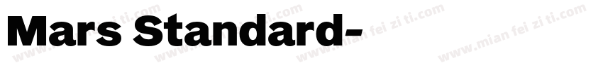 Mars Standard字体转换